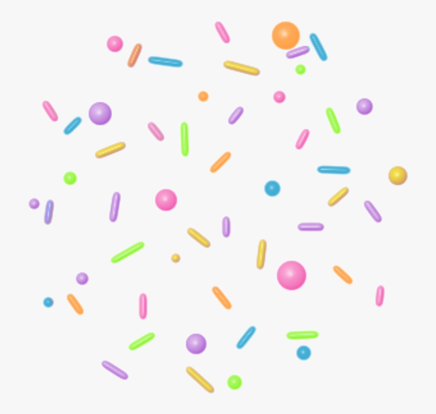 Sprinkles Easter Cake Freetoedit Transparent Png - Cake Sprinkles Png, Png Download