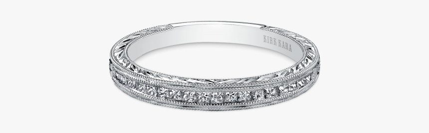 Stella 18k White Gold Ladies Wedding Band D - White Gold Diamond Bands For Her, HD Png Download