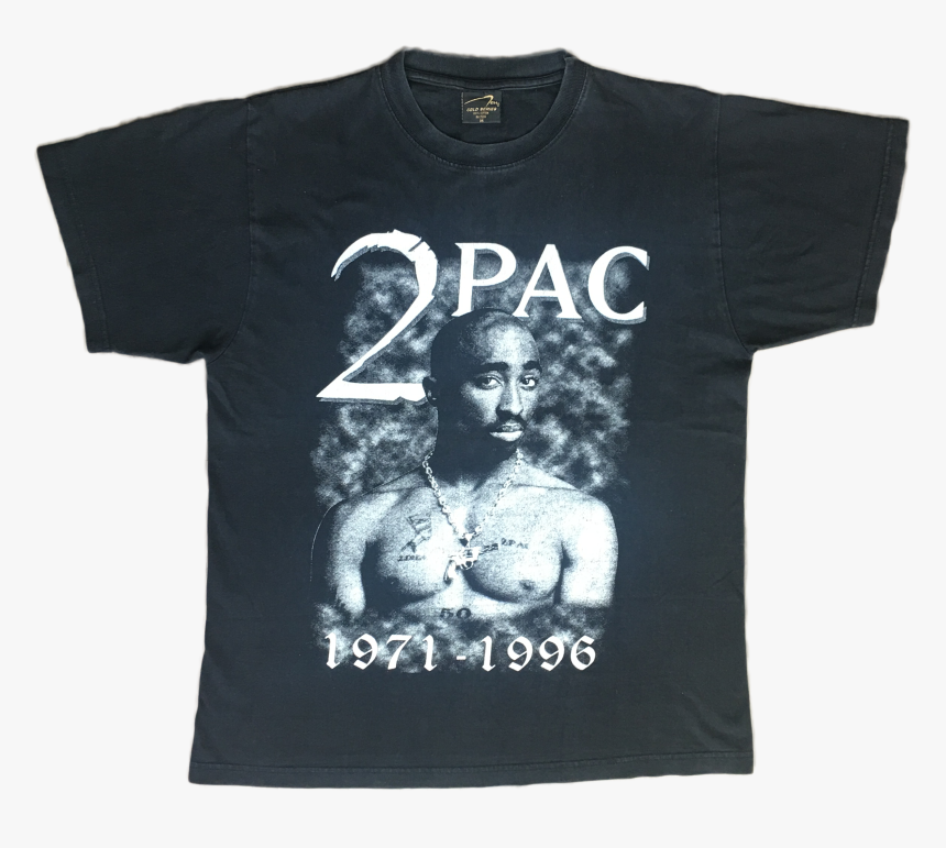 2pacgrail - Vintage Memorial Tupac Shirt, HD Png Download