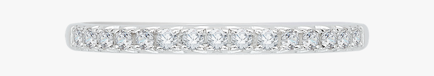Carizza 18k White Gold Carizza Wedding Band - Engagement Ring, HD Png Download