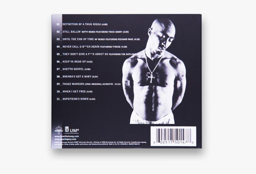 2pac The Best Of 2pac Part 2 Life Cd, HD Png Download