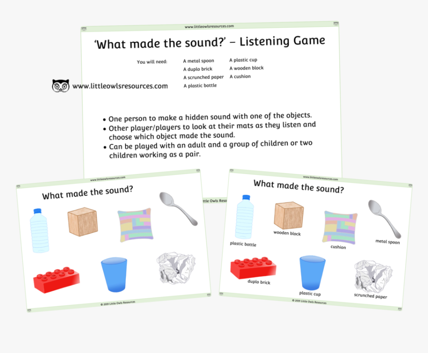 What Made The Sound Listening Game Cover - Brochure, HD Png Download