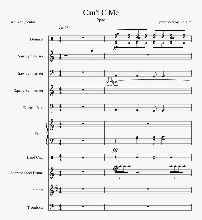 Hyrule Castle Botw Flute Sheet Music, HD Png Download