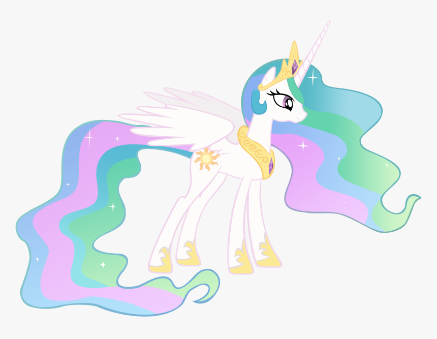 Mlp Princess Celestia Vector, HD Png Download