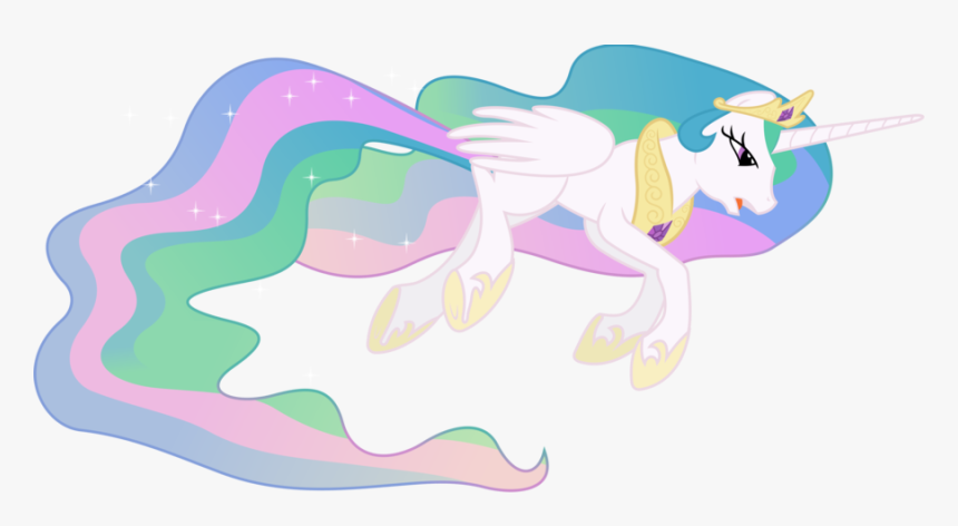 Thinks It S Time To Head To Bed - Mlp Celestia On The Ground, HD Png Download