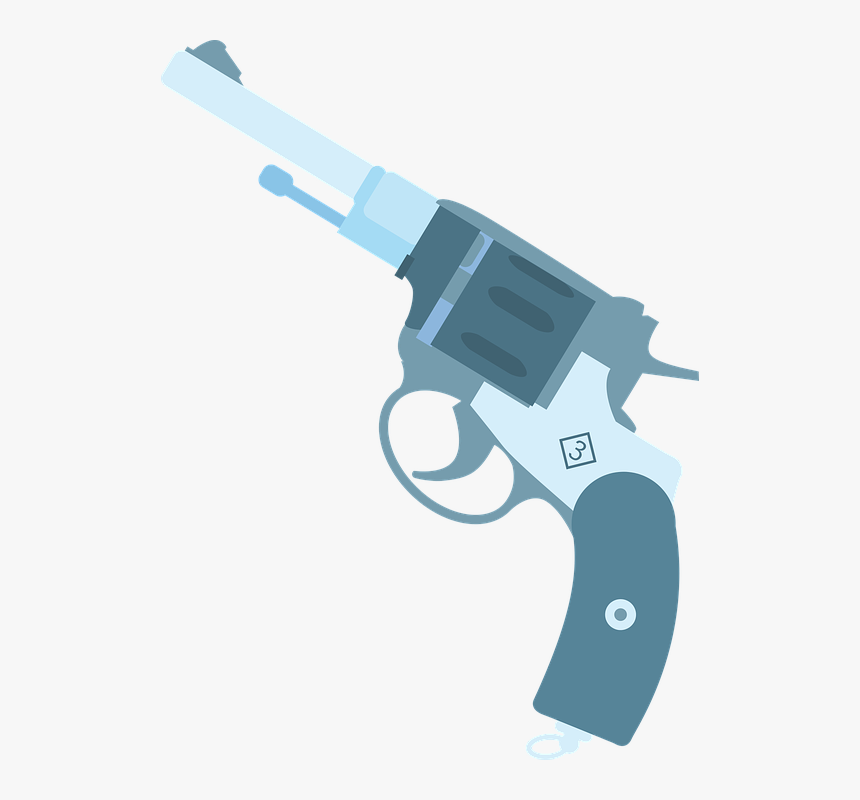 Revolver, Weapon, Gun, Vintage - Wapen Animatie Png, Transparent Png