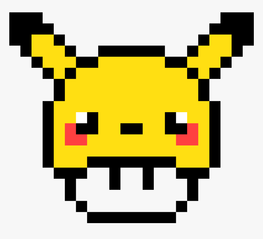 Pixel Art Champignon Mario Clipart , Png Download - Pikachu Mushroom Pixel Art, Transparent Png