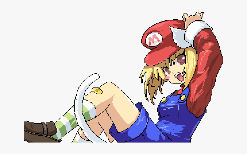 Female Mario Fan Art, HD Png Download