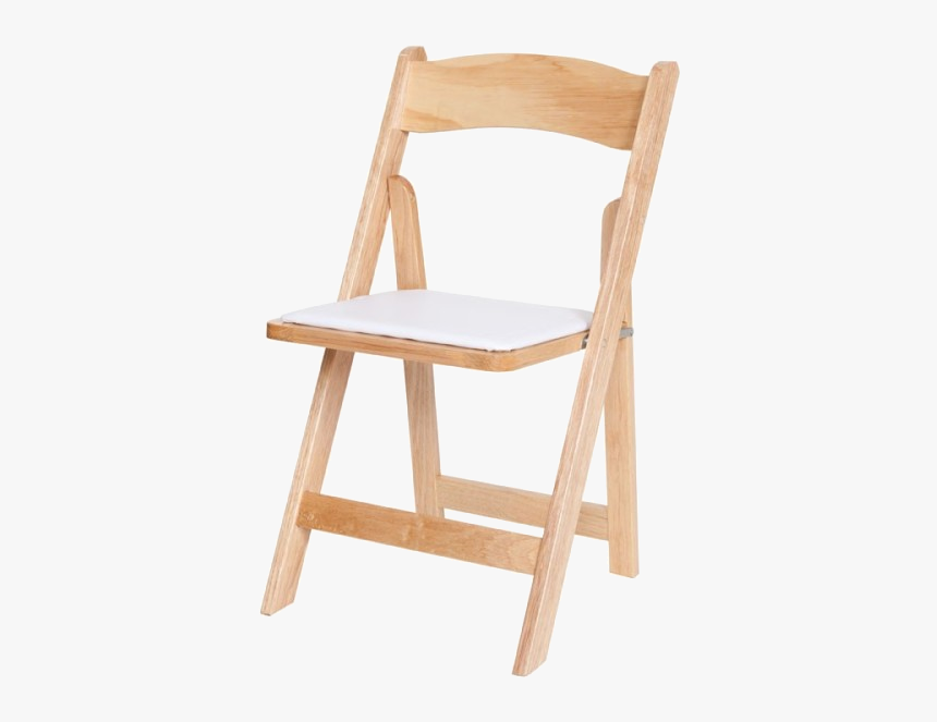 Natural Wood Color Wood Folding Chair New - Natural Wooden Folding Chair, HD Png Download