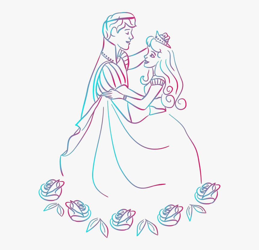 Clip Dresses Tiana - Princess And Prince Dancing, HD Png Download
