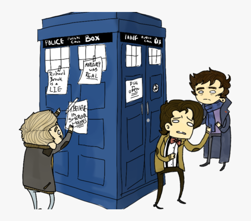 Clip Art These Fan Made Doctor - Cartoon, HD Png Download