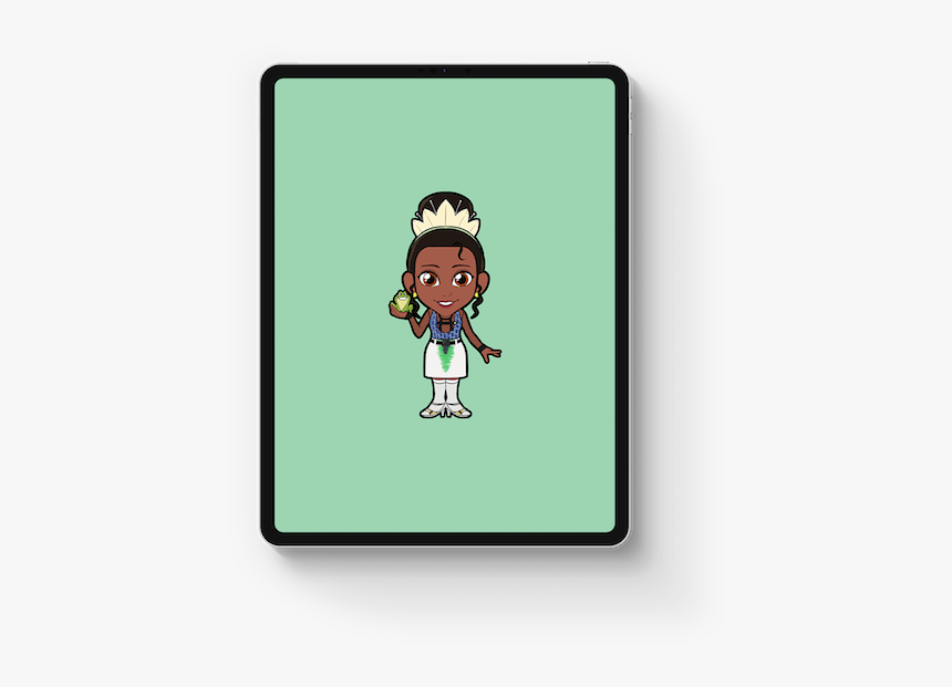 Tiana X Prada Ss - Cartoon, HD Png Download