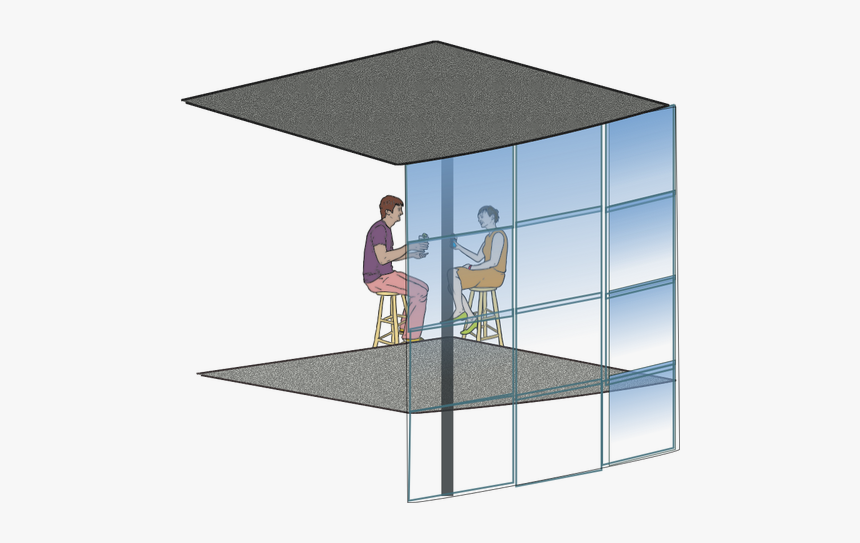 People Drinking - Curtain Wall Clipart, HD Png Download