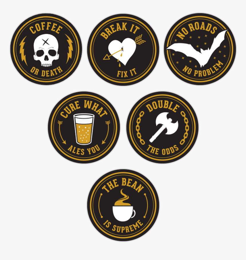 Badge Sticker Pack - Emblem, HD Png Download
