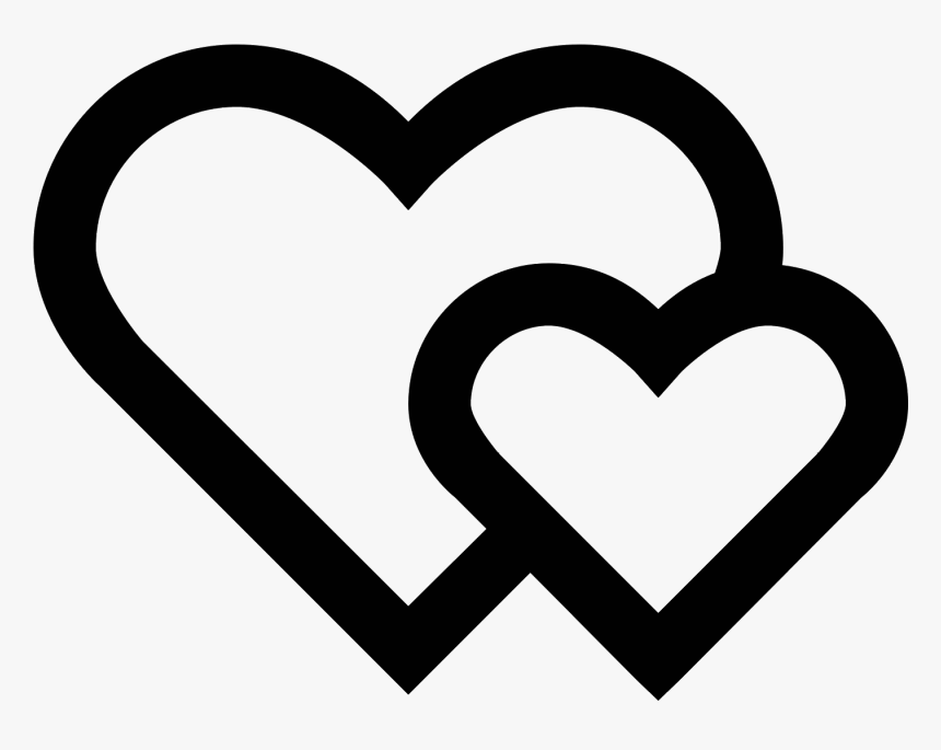 Transparent Clipart Of Hearts - Love Icon Png Free, Png Download