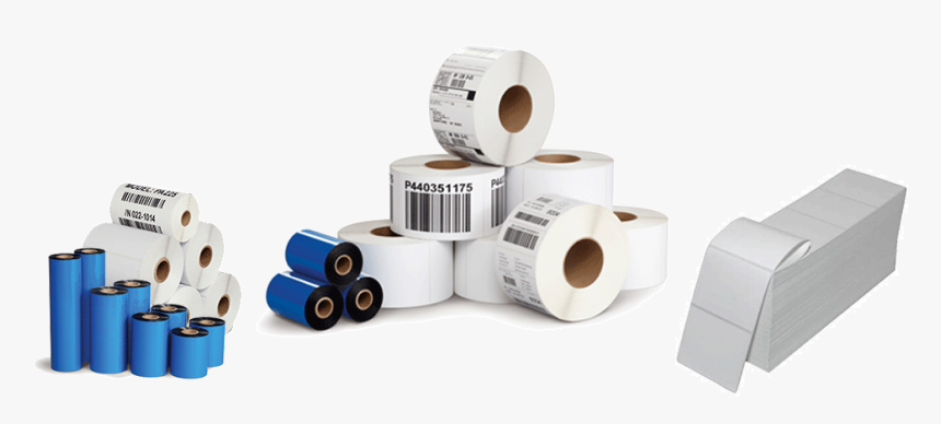 Direct Thermal And Thermal Transfer Labels - Rollo De Etiqueta Codigo De Barras, HD Png Download