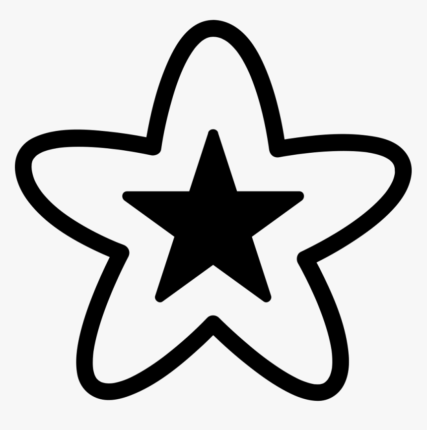 Cute Star - Estrella Dentro De Otra Estrella, HD Png Download