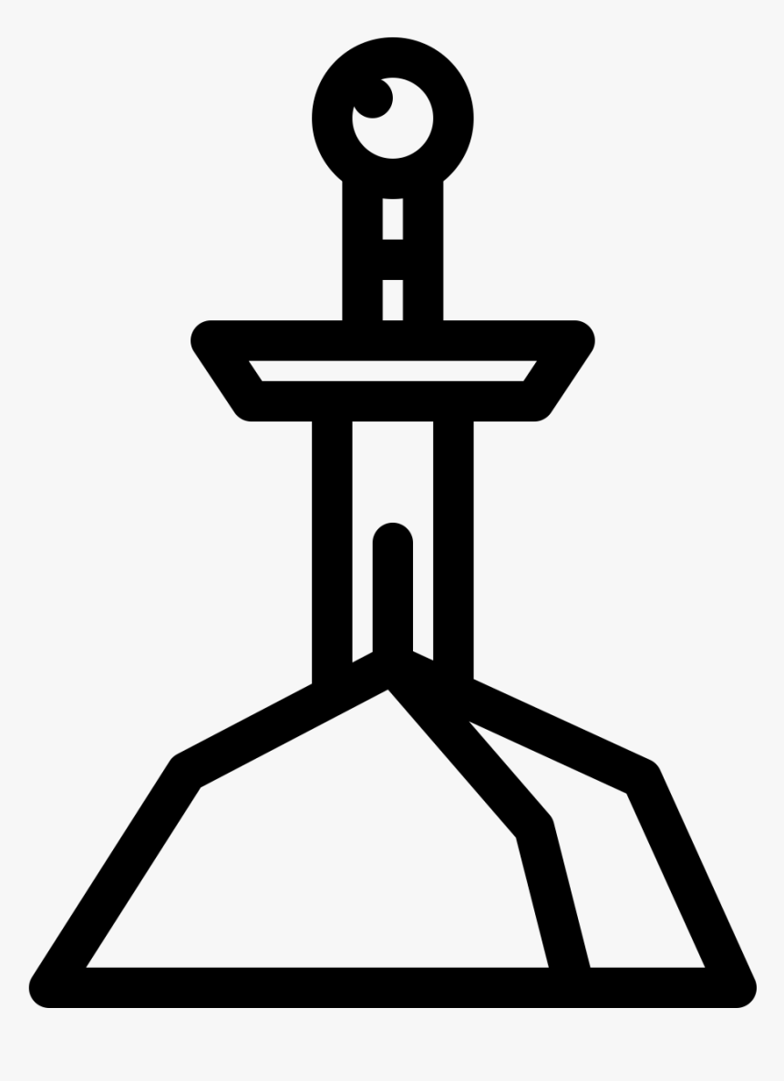 Magic Kingdom Computer Icons White Clip Art - Sword In The Stone Png, Transparent Png