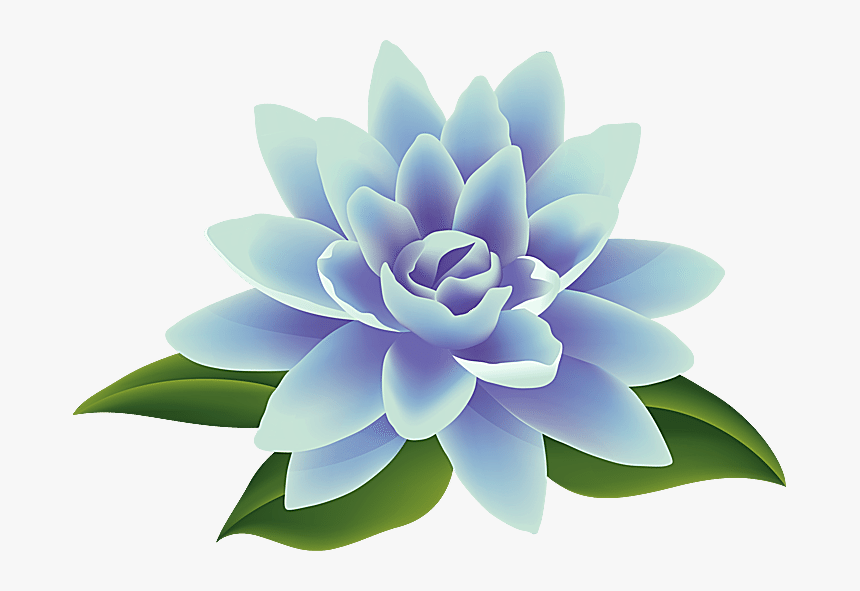 Transparent Summer Flowers Png - Clip Art Flowers Teal, Png Download