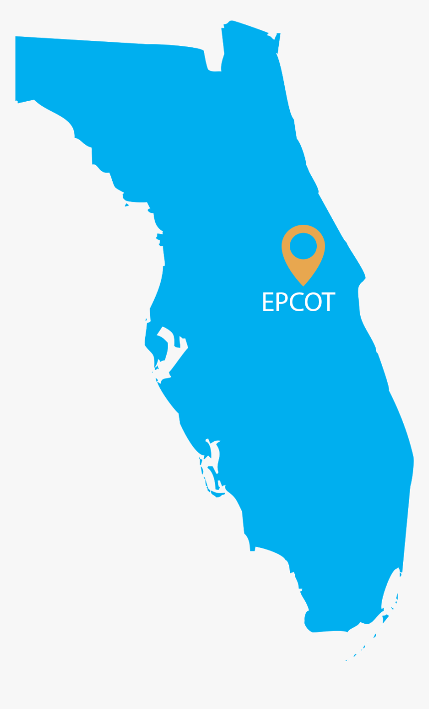 Florida Map, HD Png Download