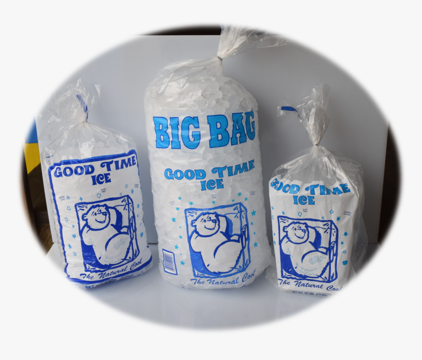 Ice Bag Png - Good Time Ice, Transparent Png