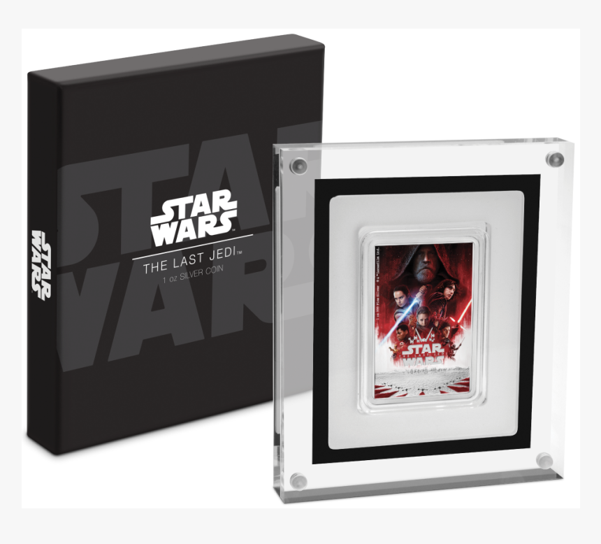 Silver Numis Star Wars Poster The Last Jedi 2019 1 - Star Wars 40th Anniversary Merchandise, HD Png Download