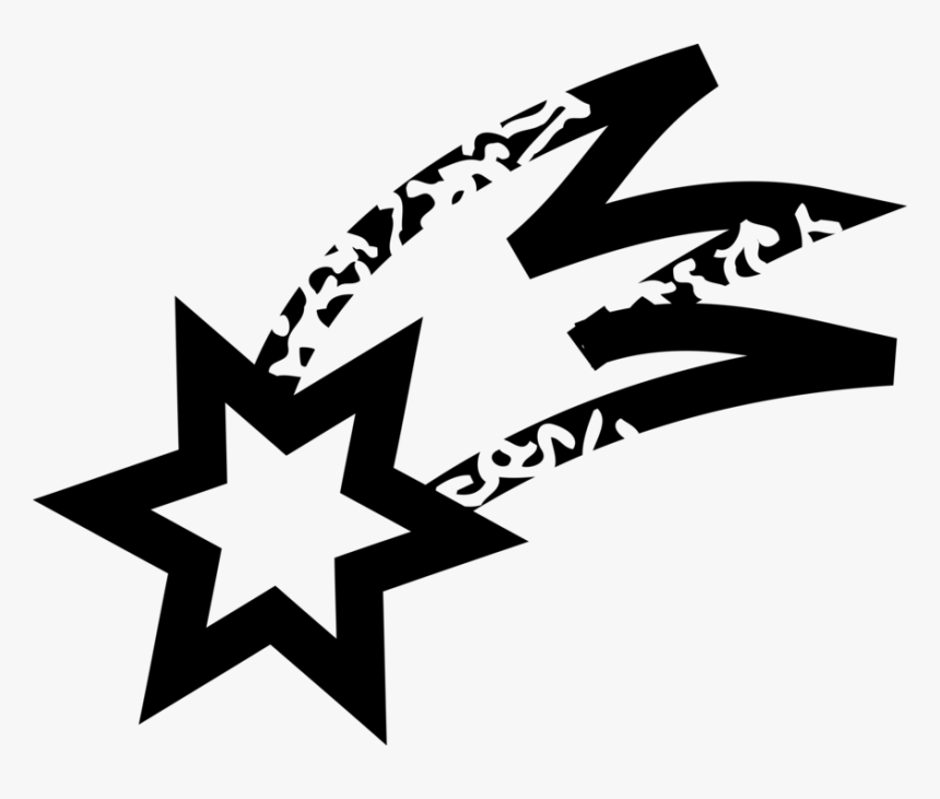 Vector Illustration Of Shooting Star Of Bethlehem At - Shooting Star Clip Art, HD Png Download