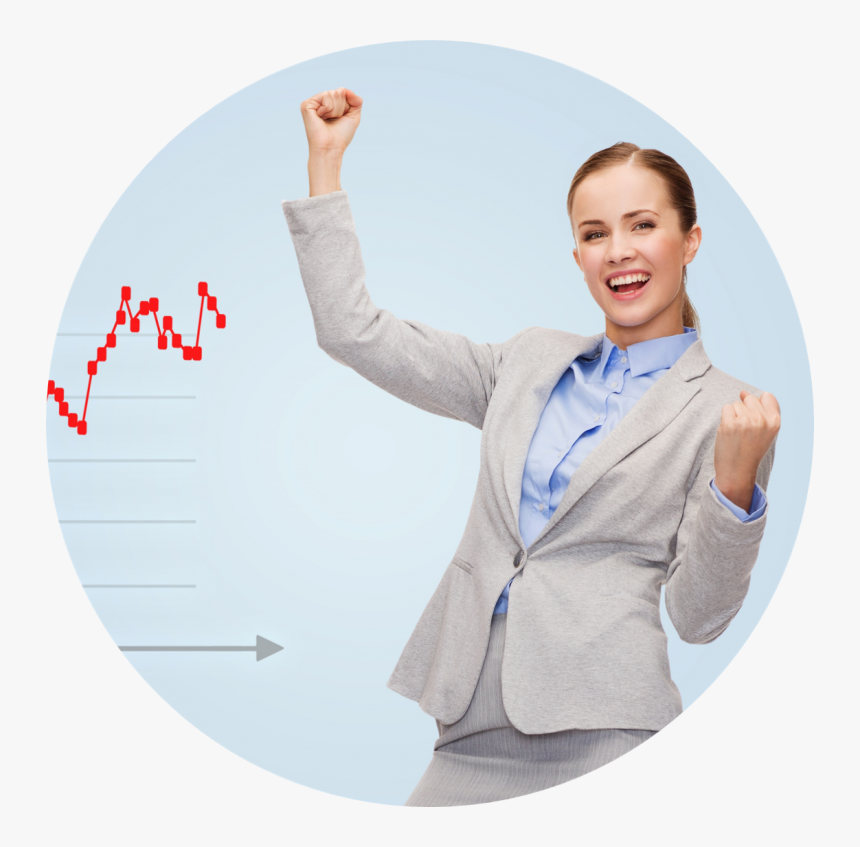 Transparent Business Woman Standing Png - Businessperson, Png Download