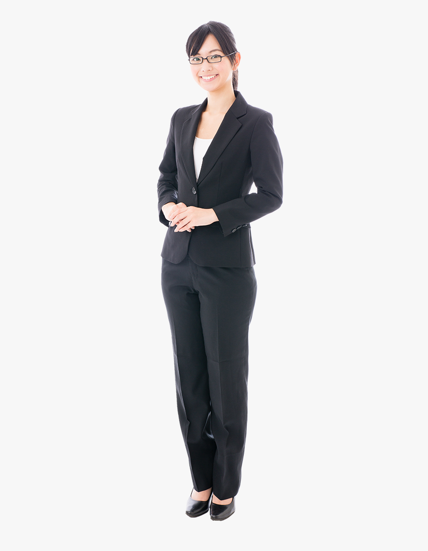 A Business Woman Smiling - Tuxedo, HD Png Download