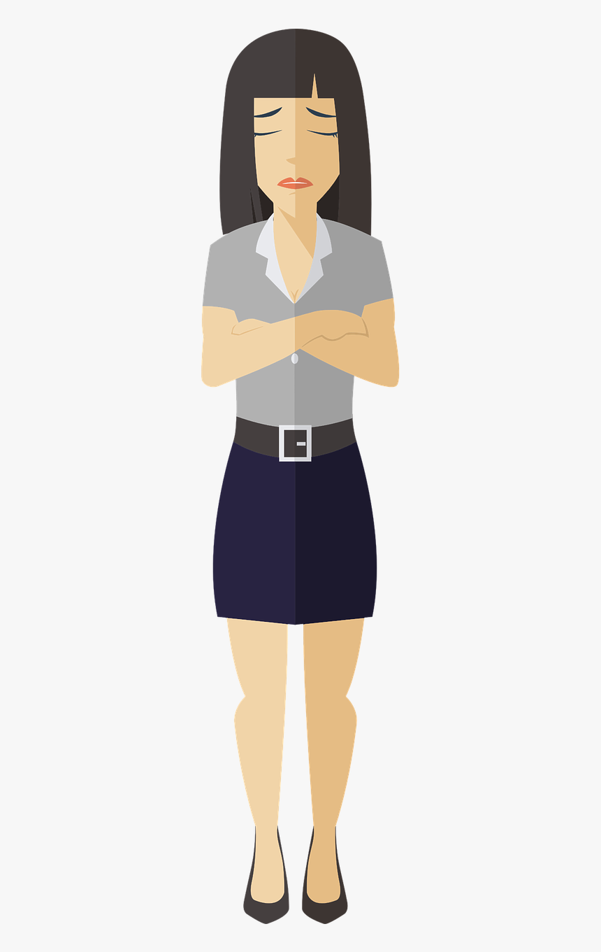 Worried Cartoon Person Png, Transparent Png