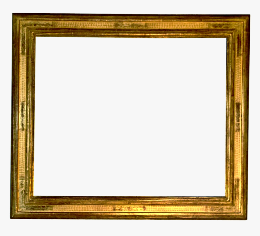 Golden Frame Png Image Transparent - Hi Res Picture Frame, Png Download