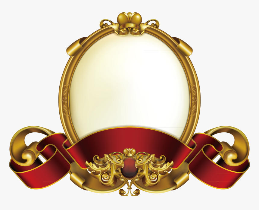 Europe Picture And United Shield Vintage Frame Clipart - Vintage Frame Gold Png, Transparent Png