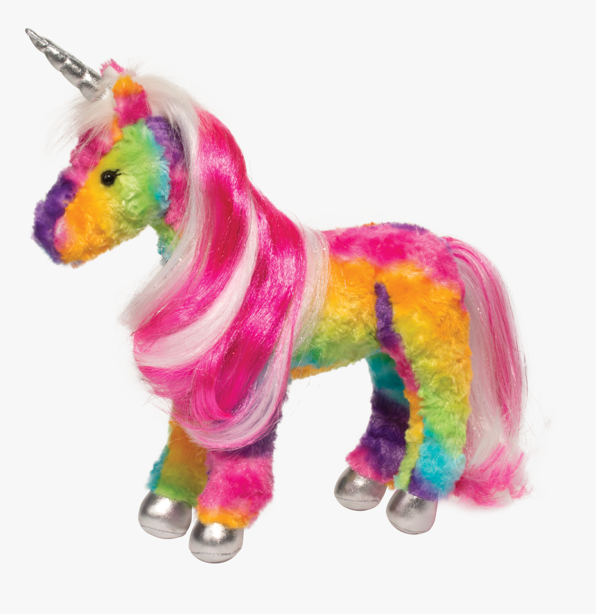 Rainbow Unicorn Stuffed Animal, HD Png Download