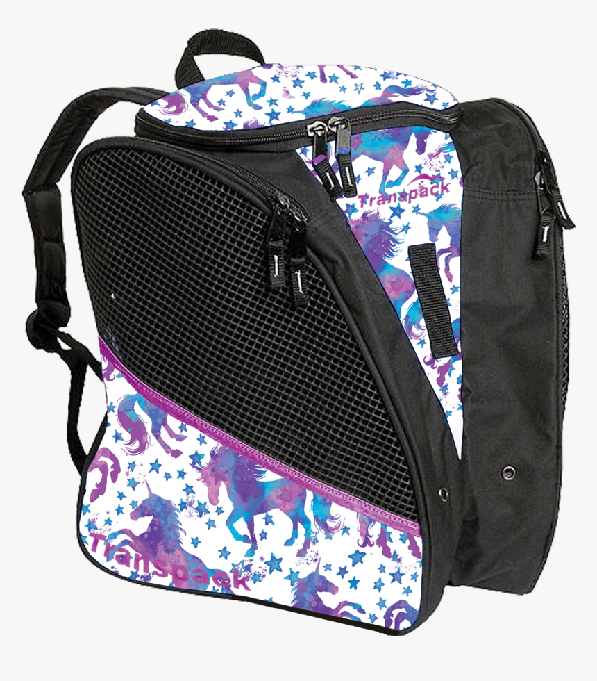 White Unicorn Style - Ice Skating Transpack, HD Png Download