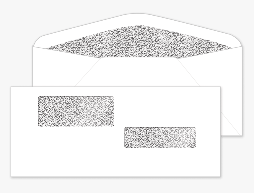 Picture Of Self-seal Double Window Envelopes - Self Seal Double Window Envelopes, HD Png Download