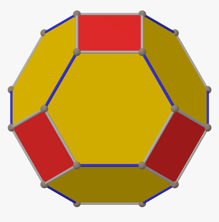 Polyhedron Truncated 8 From Yellow Max, HD Png Download