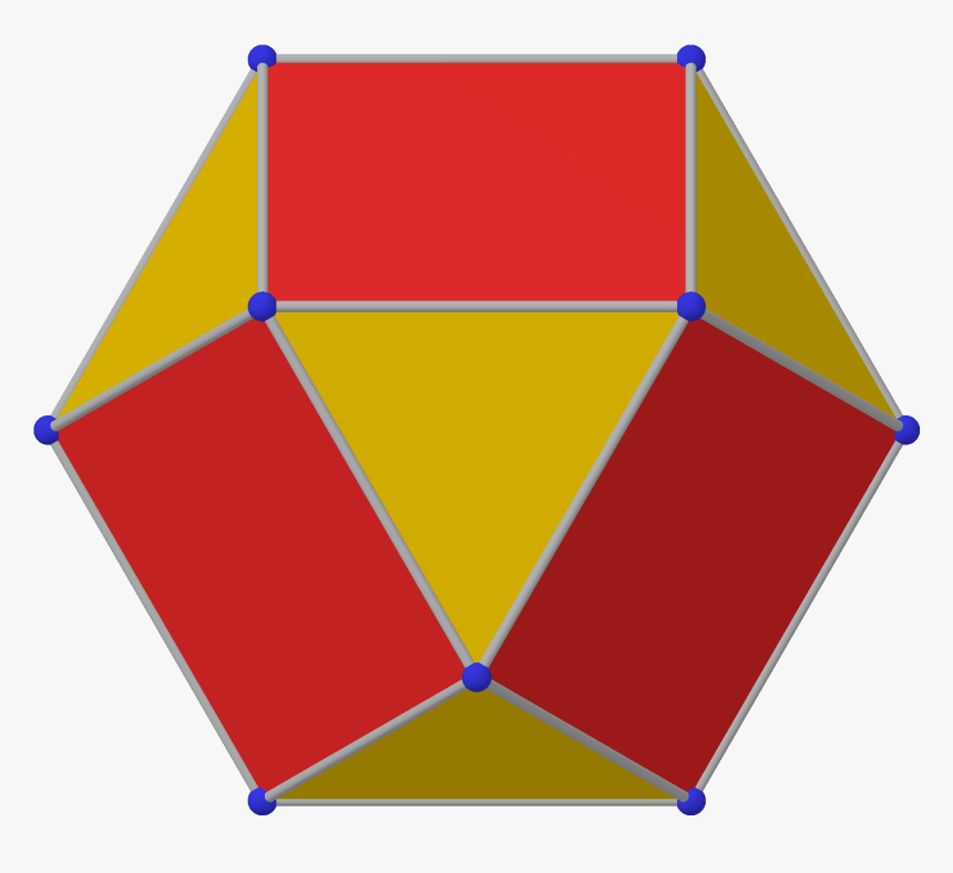 Polyhedron 6-8 From Yellow Max - Pattern, HD Png Download