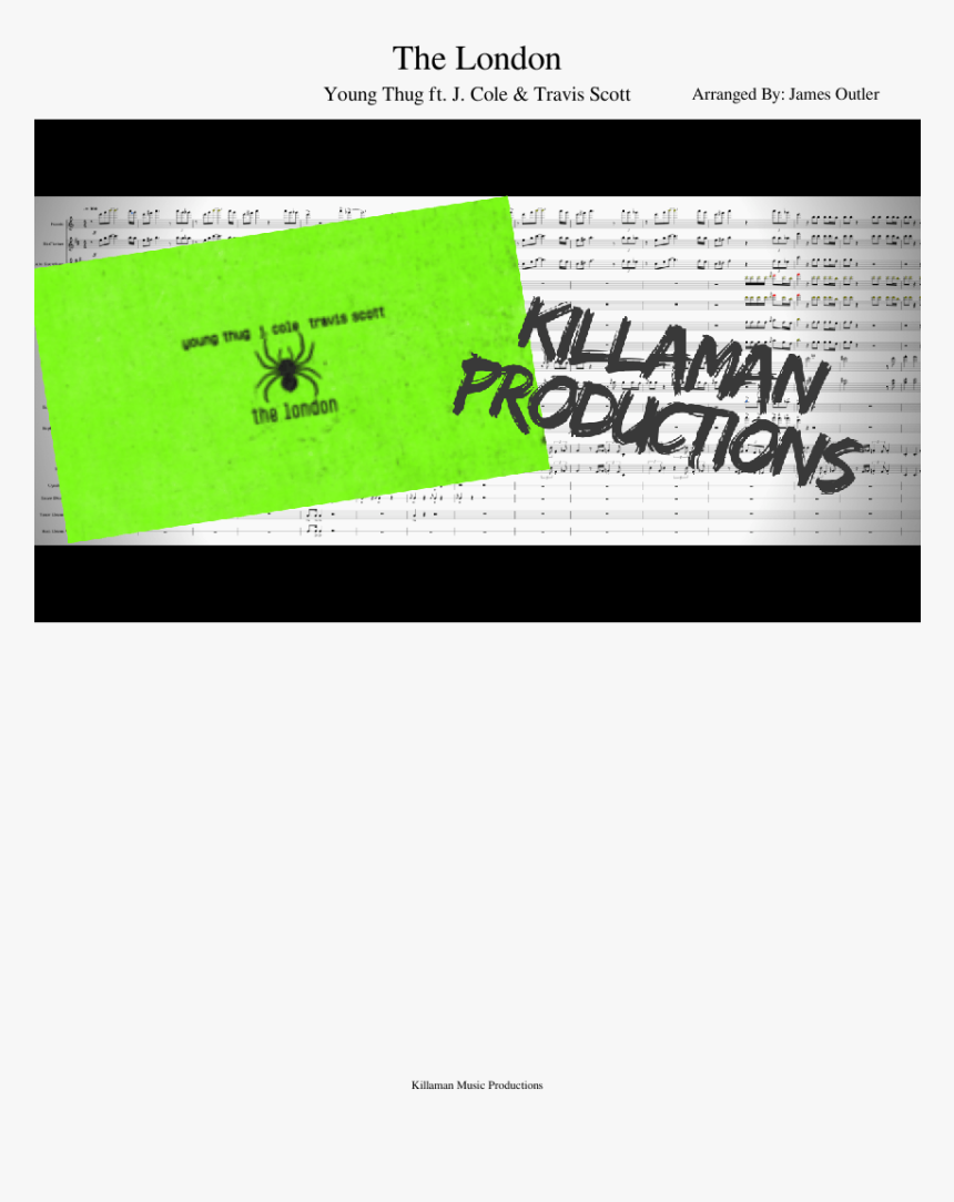 The London Sheet Music For Clarinet, Piccolo, Alto - Graphic Design, HD Png Download