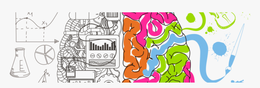 Creative Brain 1030×968 - Left Brain Characteristics Collage, HD Png Download