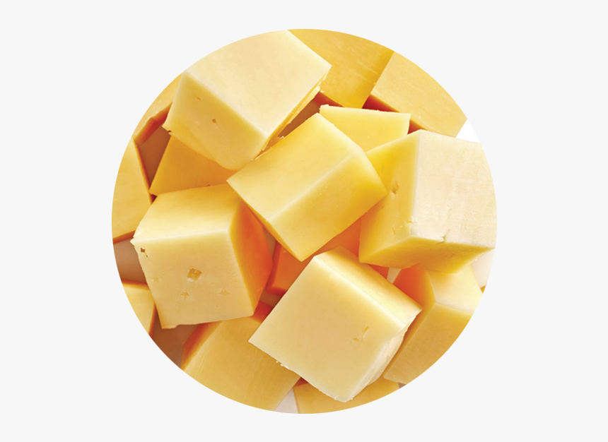 Swiss Cheese - Cheese Cubes Top View, HD Png Download