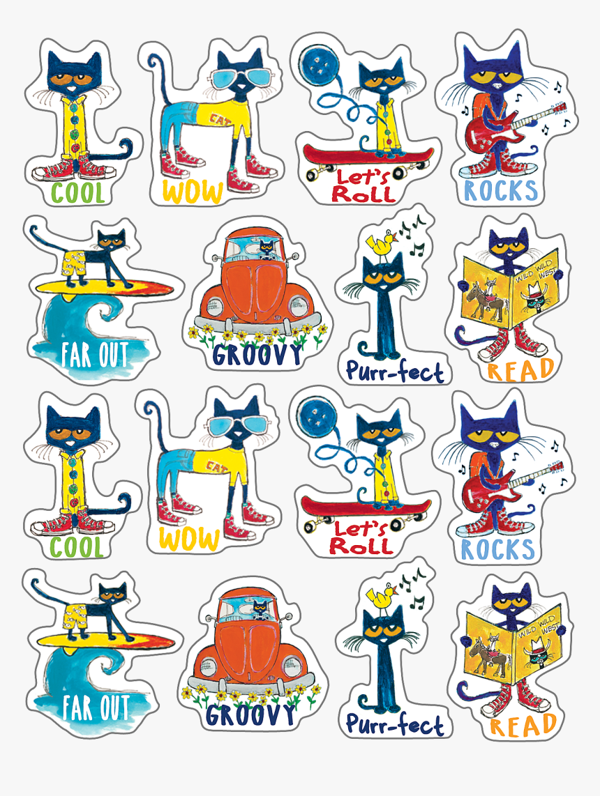 Pete The Cat¬ Stickers, HD Png Download
