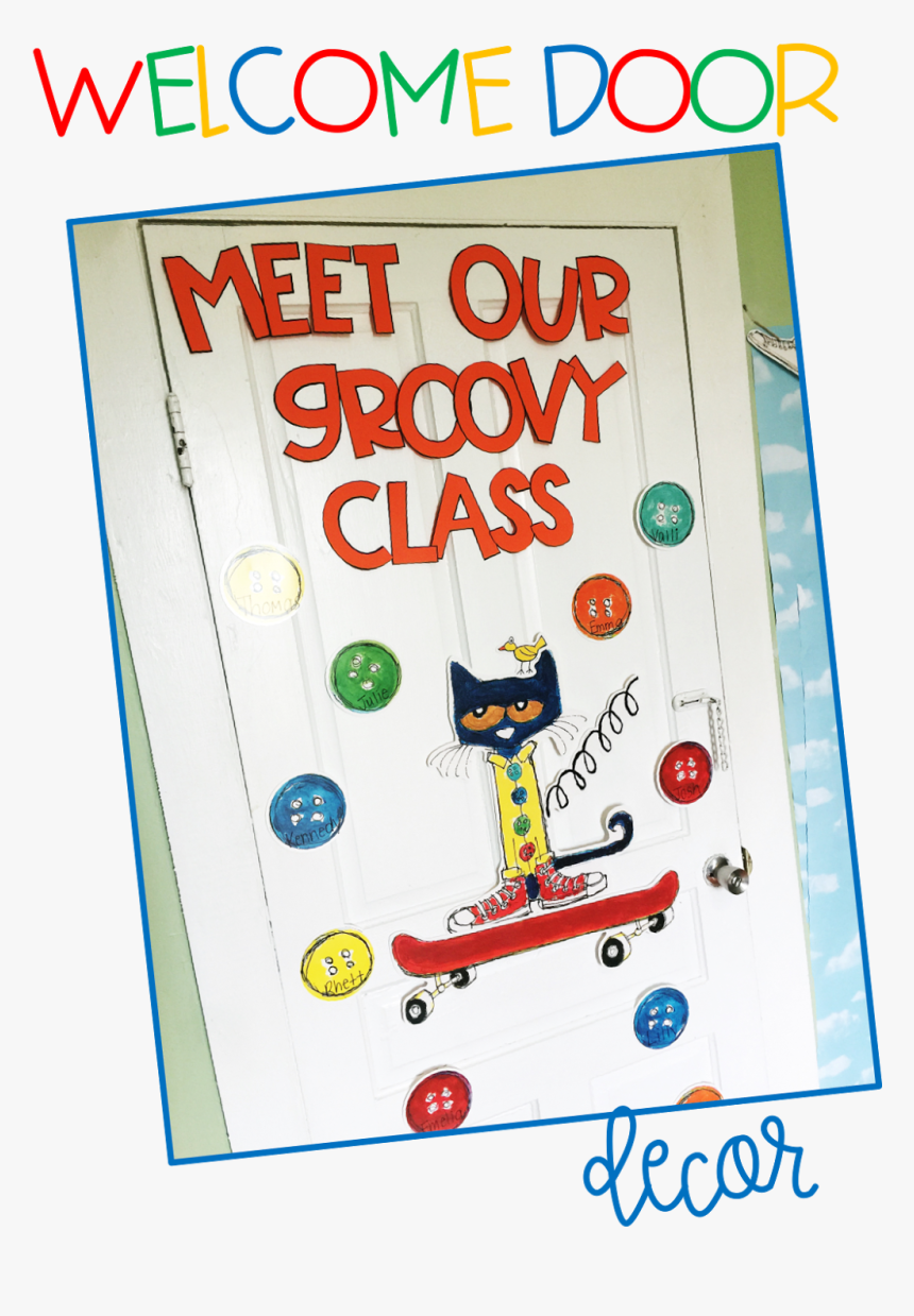 Classroom Door Pete The Cat Hd Png Download Transparent Png
