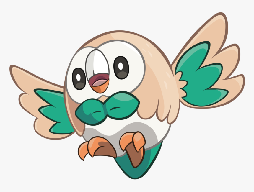 Imagenes Del Pokemon Rowlet, HD Png Download