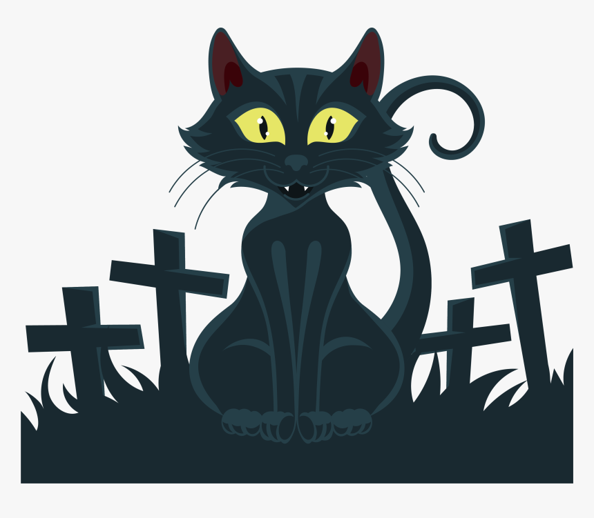 Vector Cats Wild Cat - Black Cat, HD Png Download
