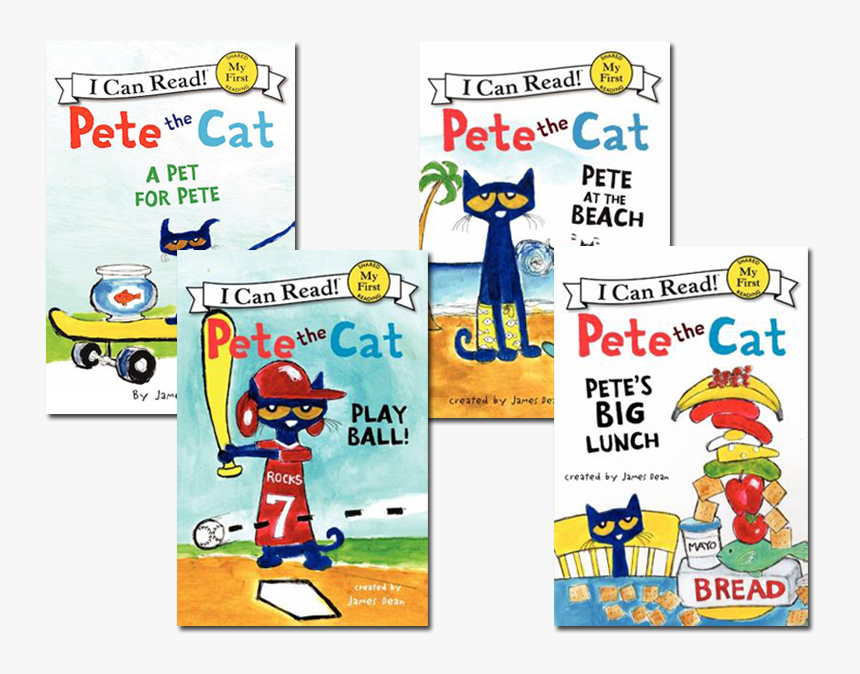 I Can Read - Pete The Cat Big Lunch Coloring Page, HD Png Download , Transparent Png Image - PNGitem