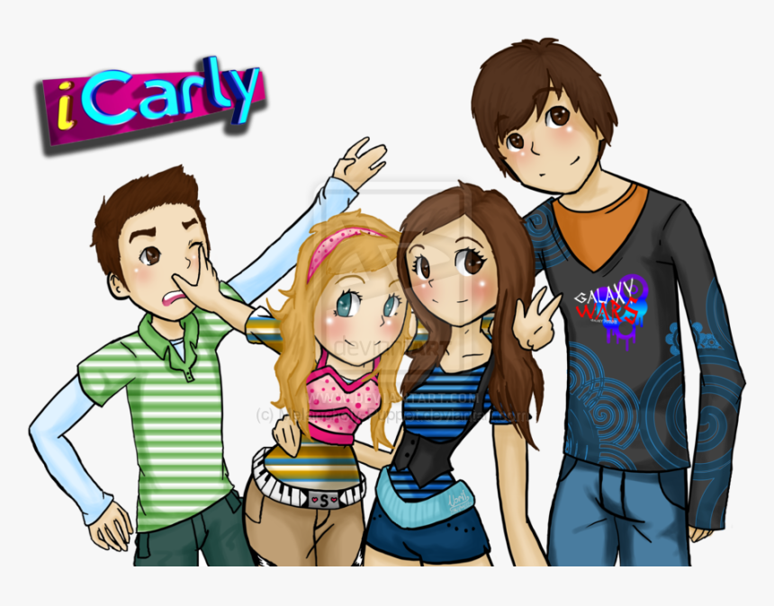 Icarly By Melancholy Puppet-d3ebg3u - Icarly Kawaii, HD Png Download