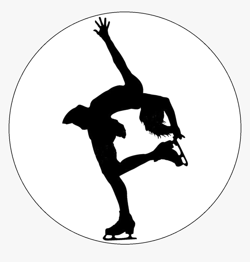 Figure Skating Ice Skating Sport Silhouette Wallpaper - Figure Skating Ice Skating, HD Png Download