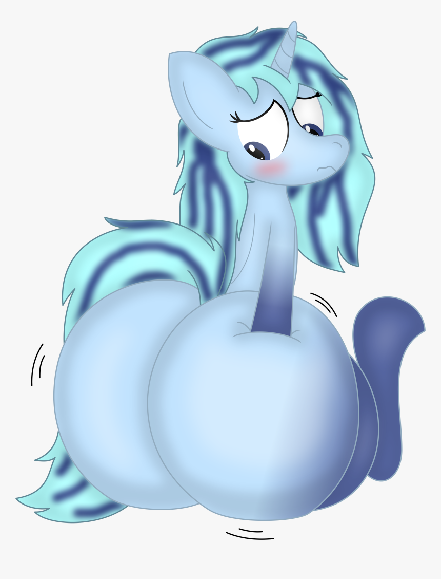 Notyobizz, Ashamed, Blank Flank, Bottom Heavy, Butt - Cartoon, HD Png Download