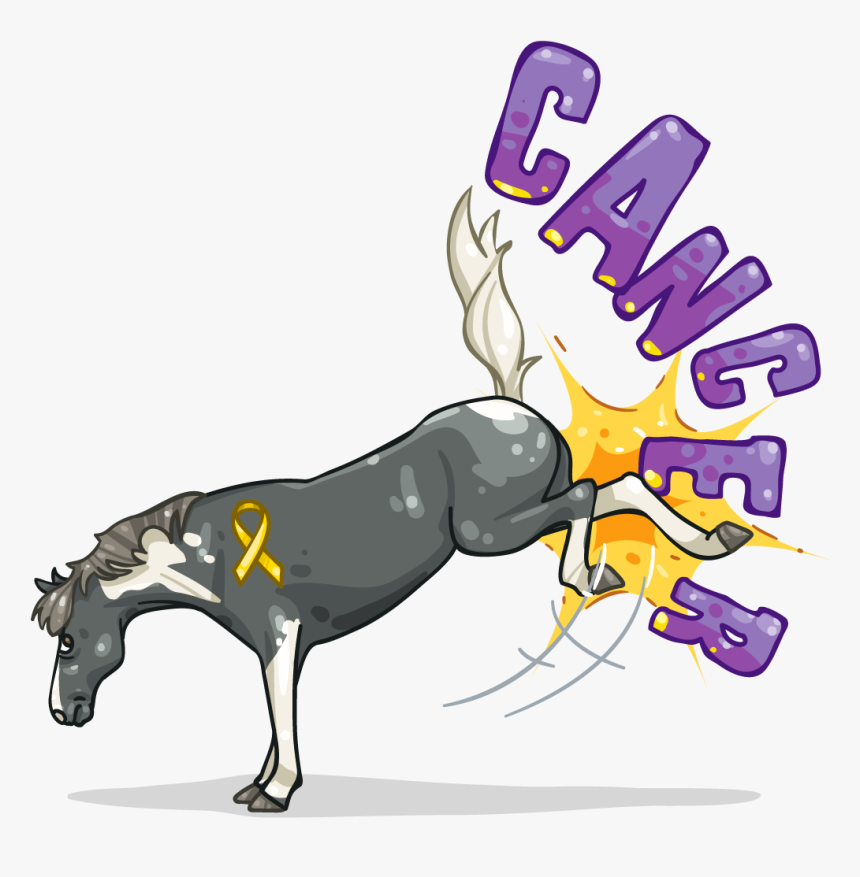 Kicking Cancer In The Butt, HD Png Download