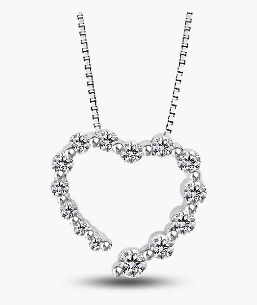 Journey Diamond Heart - Necklace, HD Png Download